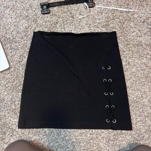 Forever 21 Black Pencil Mini Skirt